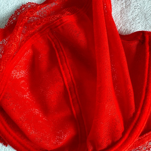 Freya Red Balconette Bra 38DD - Picture 8 of 10